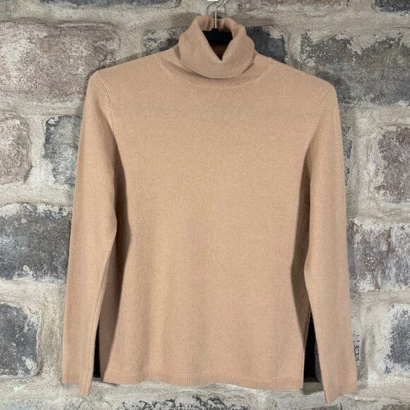Sutton Studio Cashmere Sweater Woman's Medium Turtleneck Soft Lightweight - Picture 2 of 11